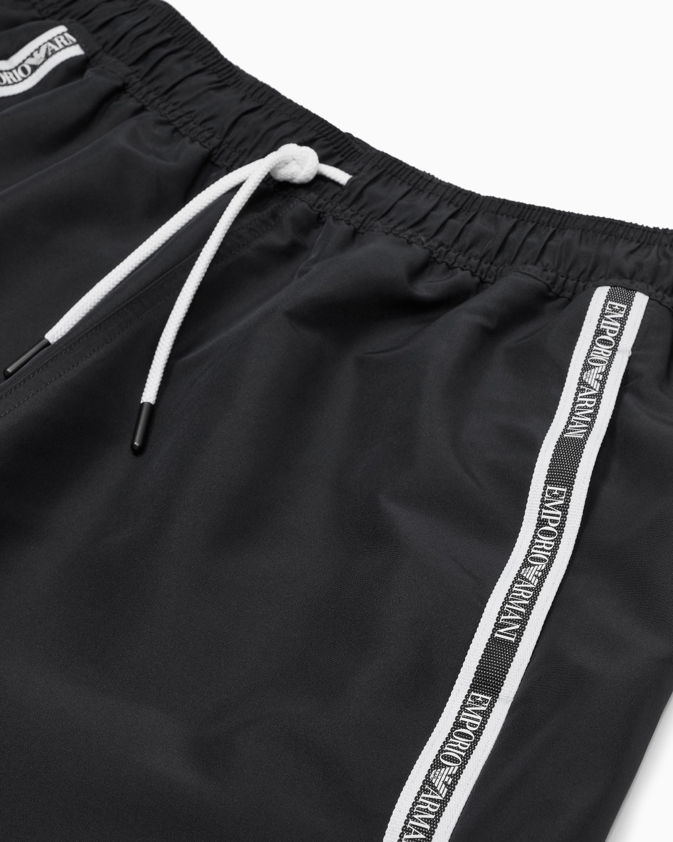 Swim shorts with logo tape Slide 3