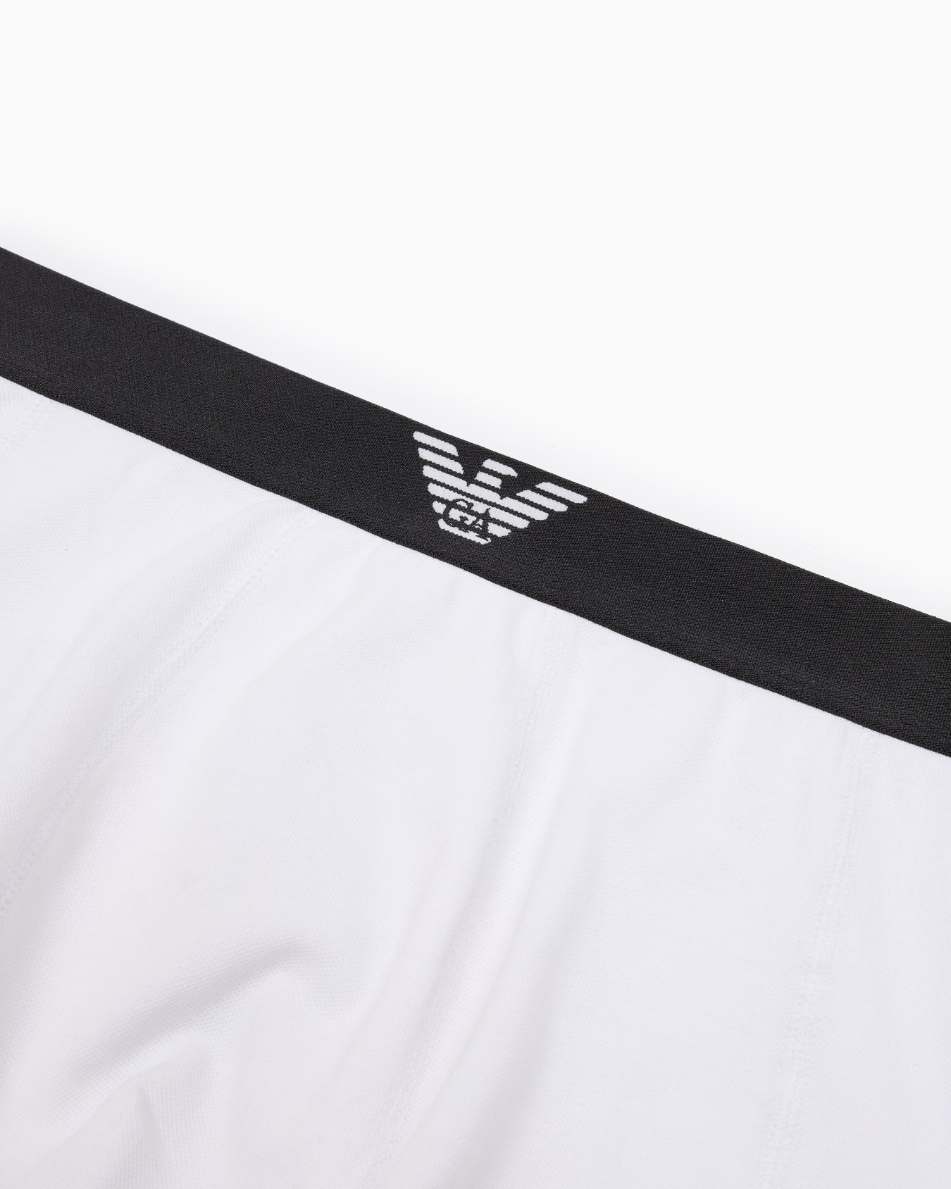 Stretch piqué boxer briefs with logo waist Slide 3