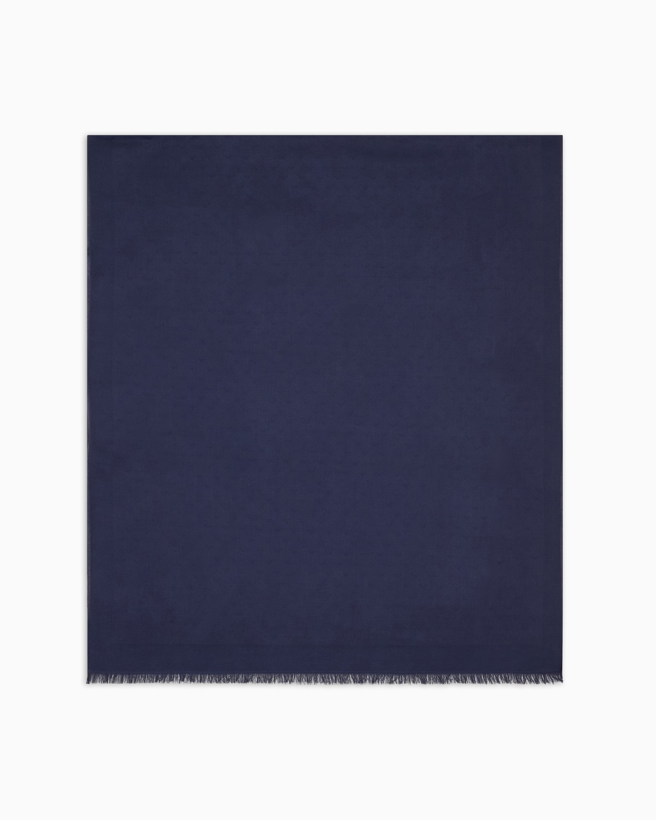 Modal and cotton stole with all-over jacquard logo Slide 0