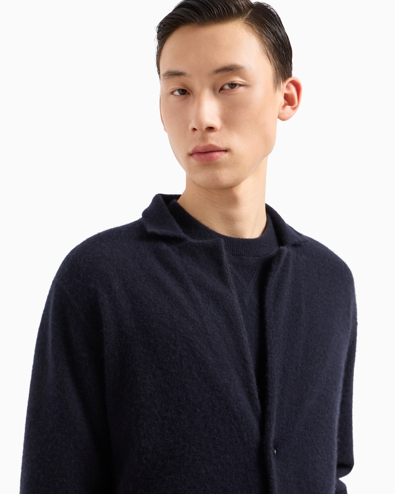 Veste Icon en maille rase de pur cachemire Diapositive 5