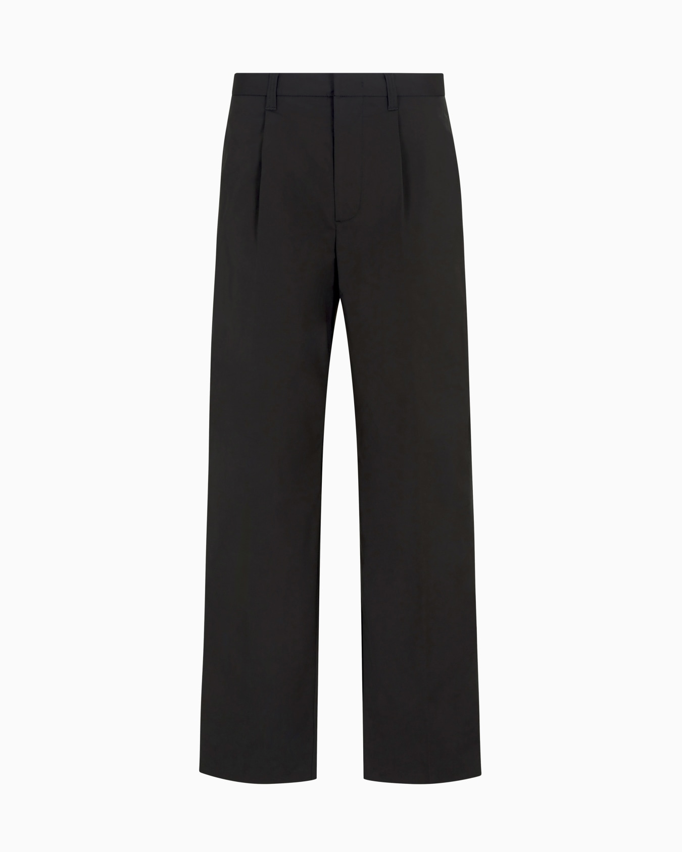 Technical fabric trousers with zip pocket Slide 0