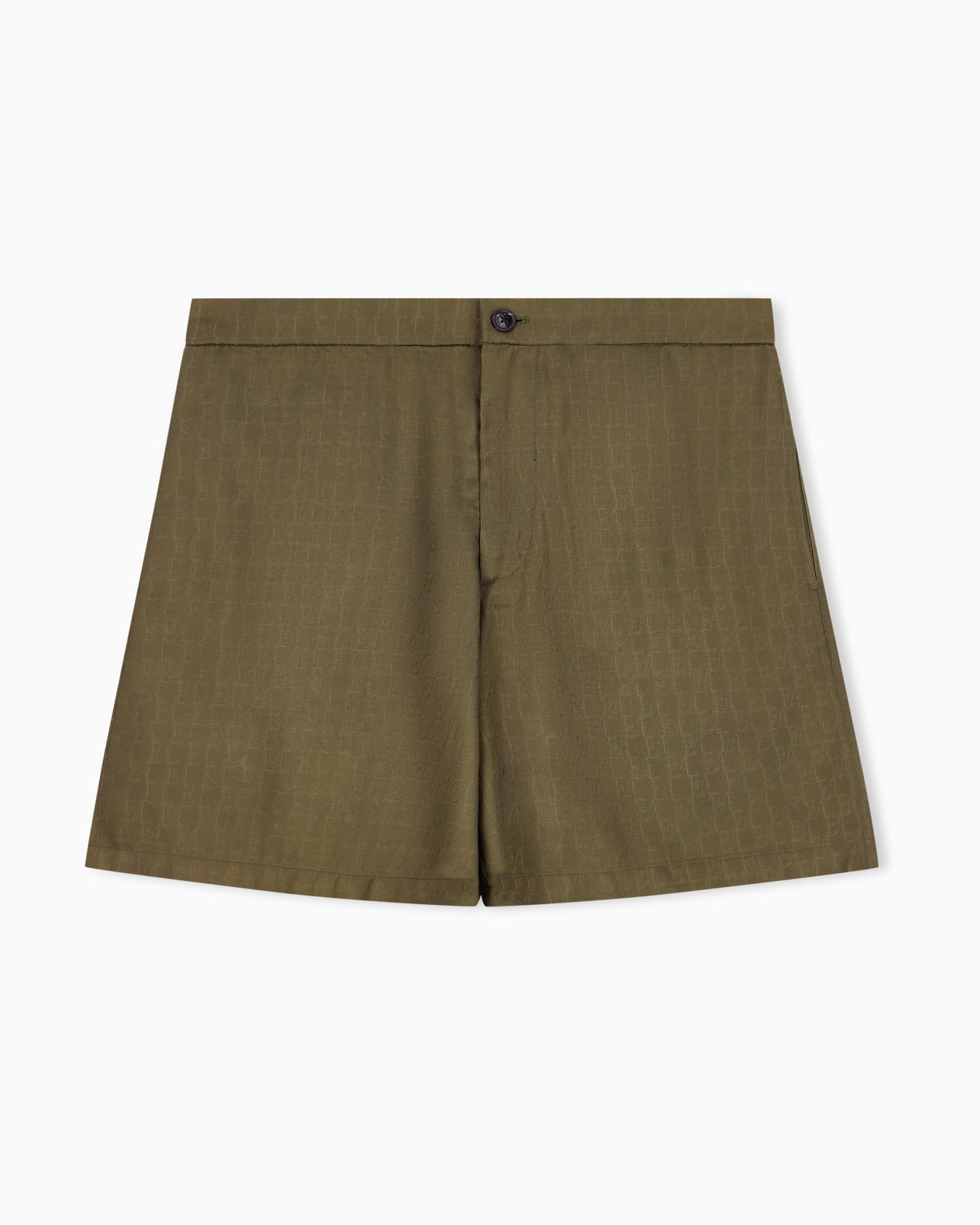 Bermuda shorts in Tencel jacquard with a regular fit Slide 0