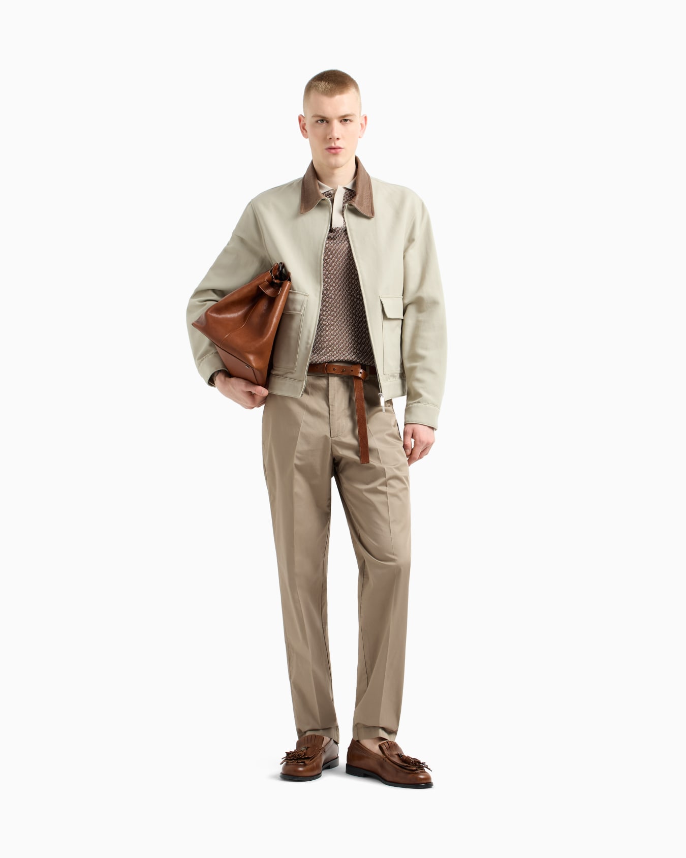 Pantalones chinos de algodón pima Diapositiva 1