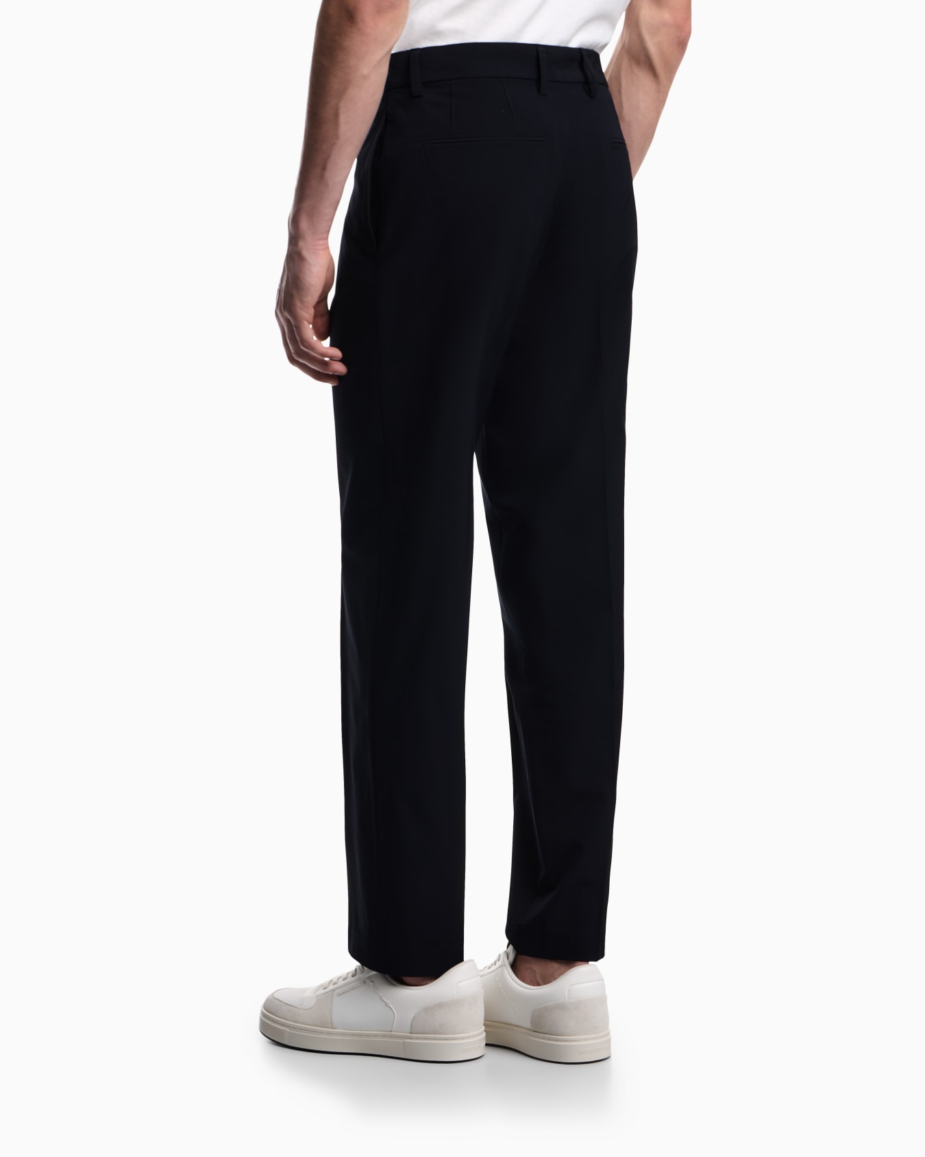Nylon viscose blend trousers Slide 3