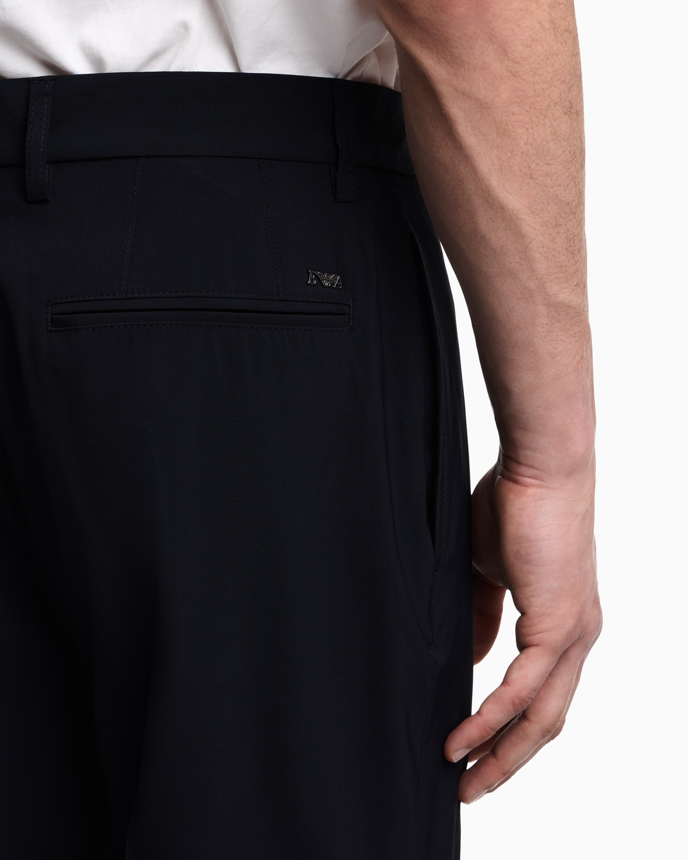 Nylon viscose blend trousers Slide 4