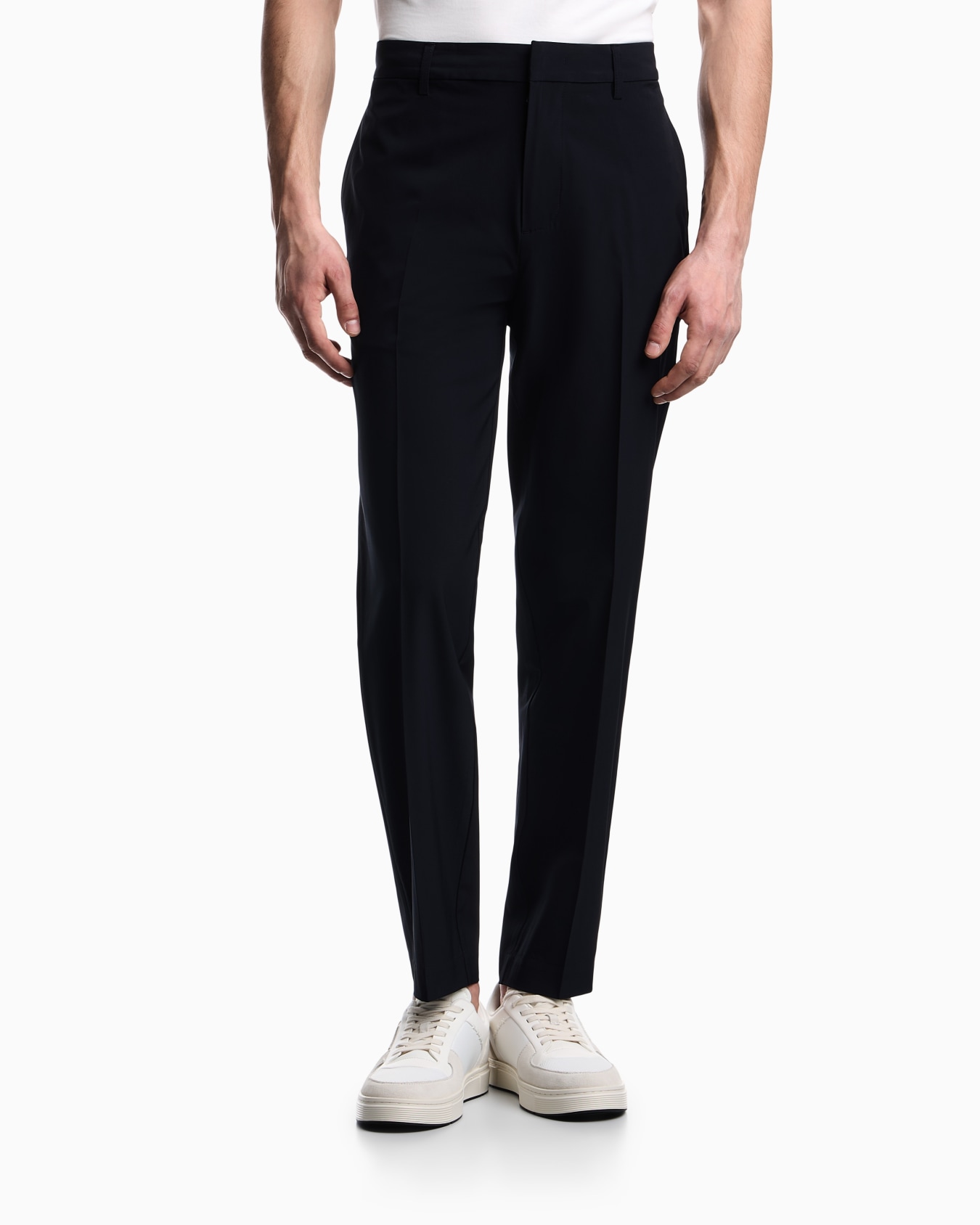 Nylon viscose blend trousers Slide 2