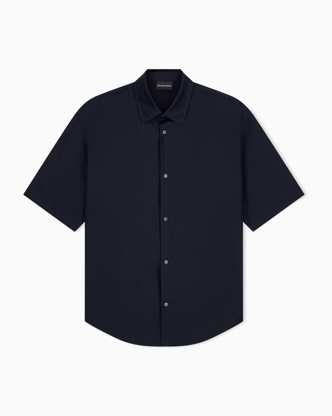Tencel jacquard shirt in lyocell with a regular fit Slide 0
