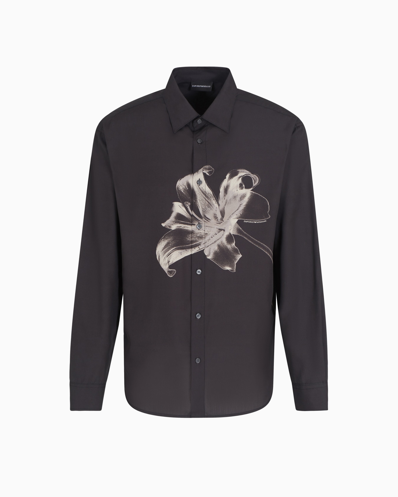 Chemise en mélange lyocell avec imprimé lys ASV Diapositive 0
