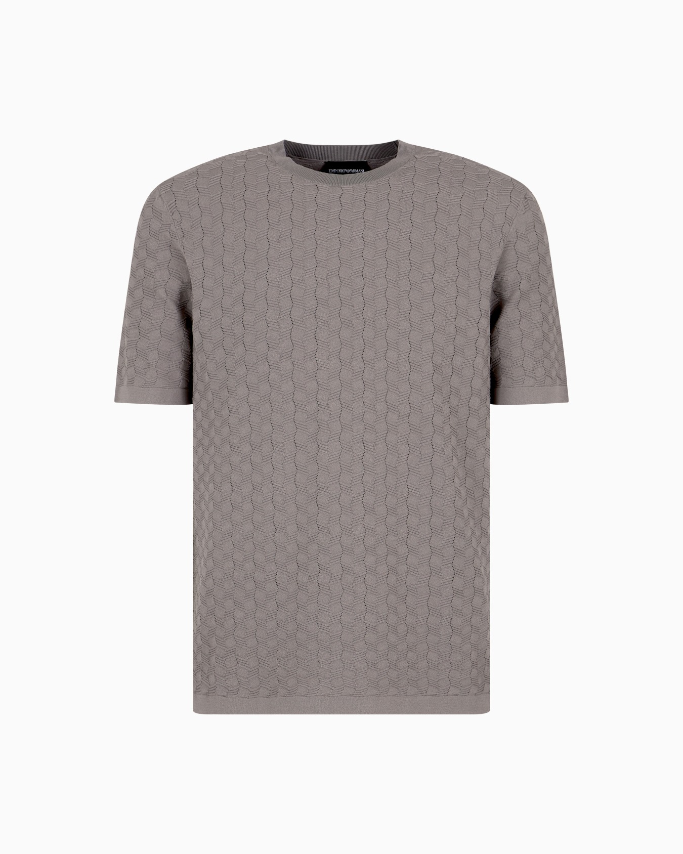 Viscose-blend jumper with an embossed pattern Slide 0