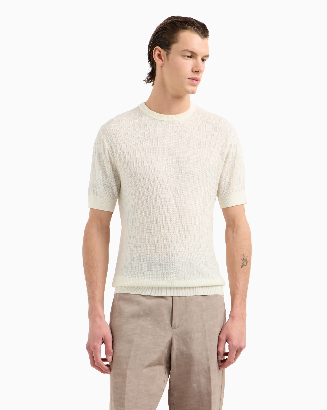 ASV Lyocell-blend textured jumper Slide 3