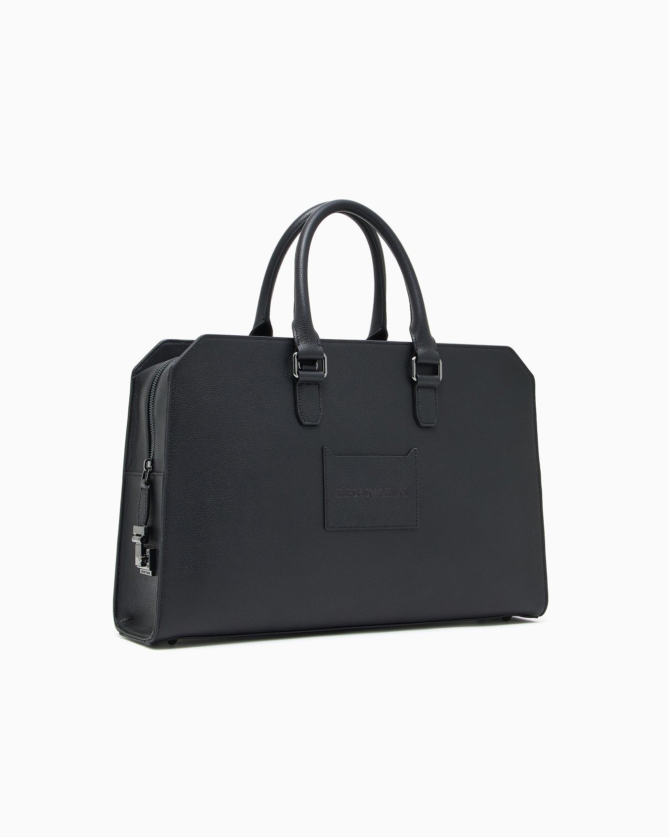 Business bag in tumbled leather Slide 1