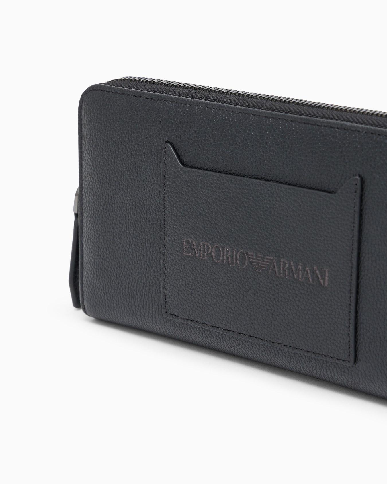 Tumbled leather wallet with wrap-around zip Slide 2