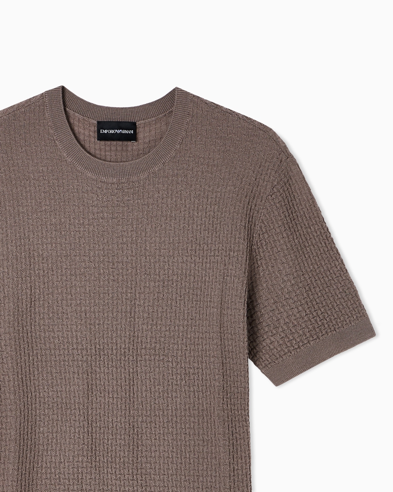US Exclusive plain-knit wool jumper Slide 2