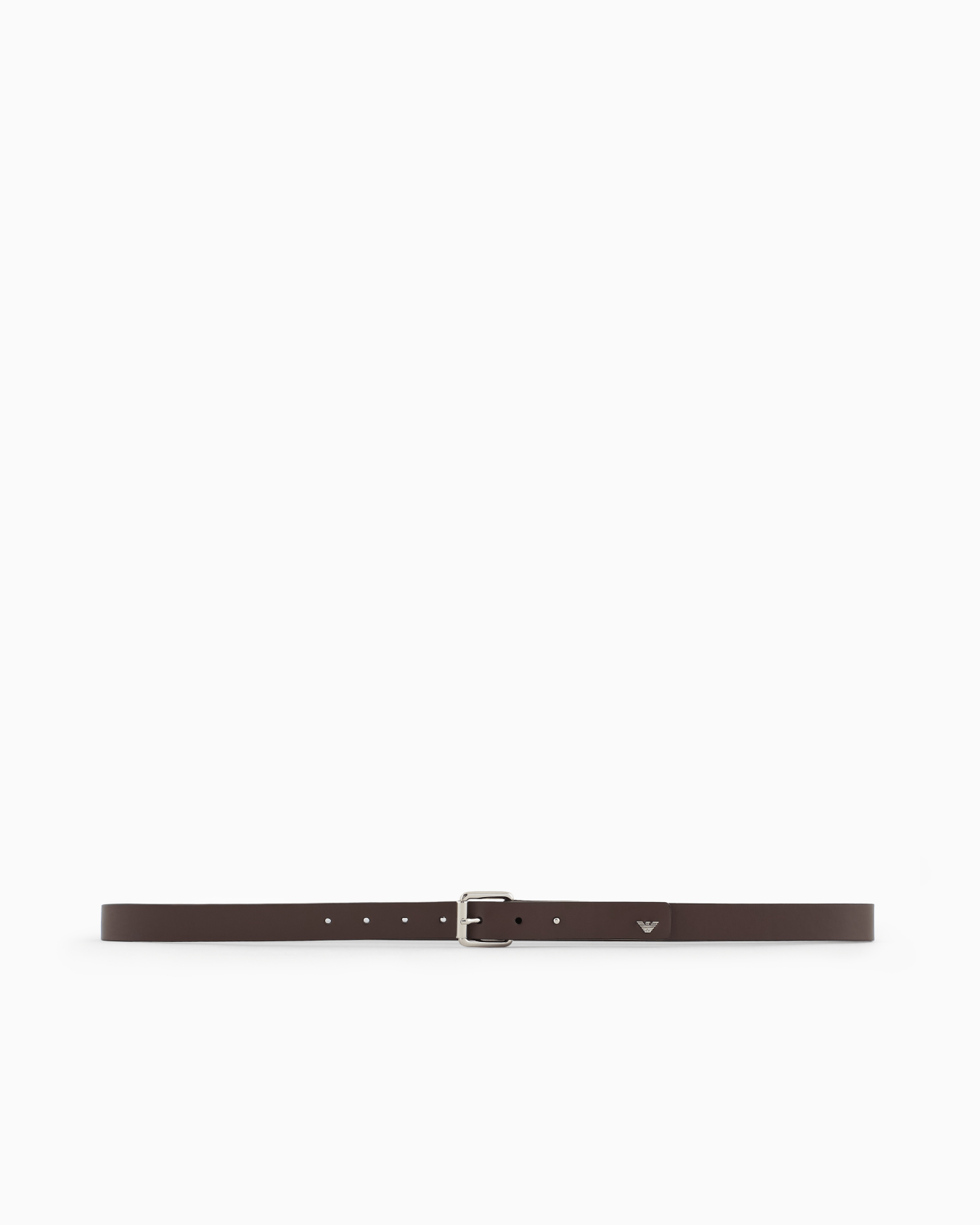 Smooth leather belt with eagle plate Slide 2