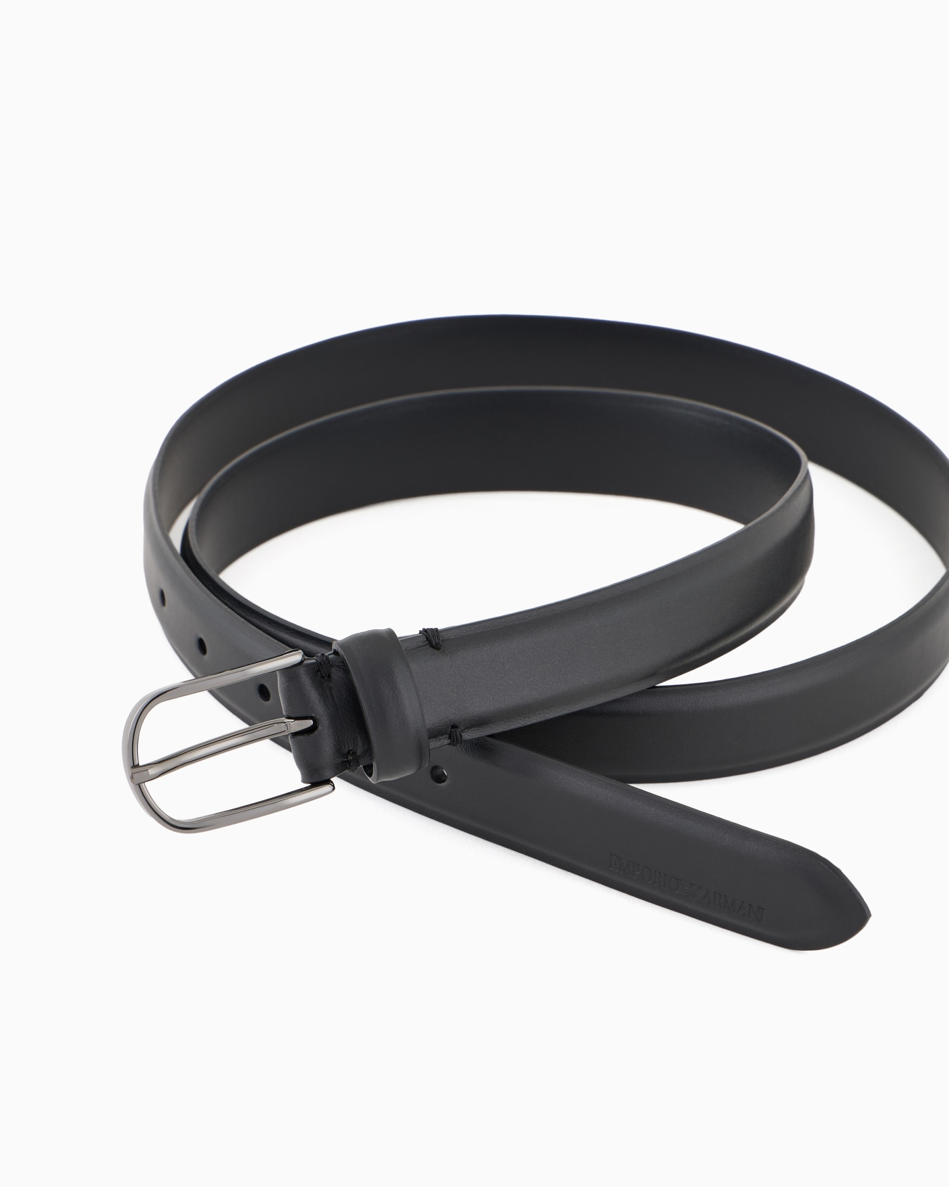 Ceinture en cuir grainé Diapositive 1