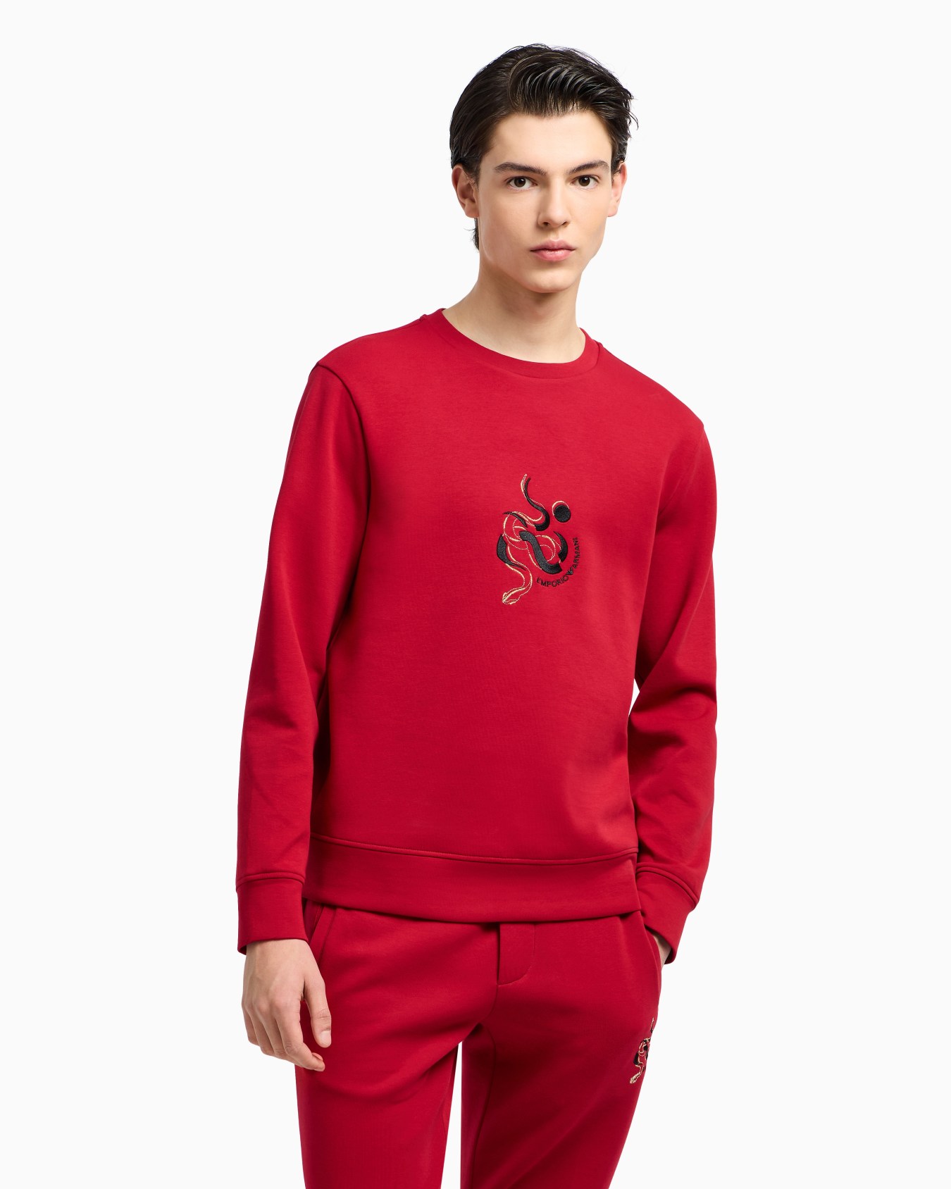 Felpa in double jersey con ricamo Lunar New Year ASV Slide 4