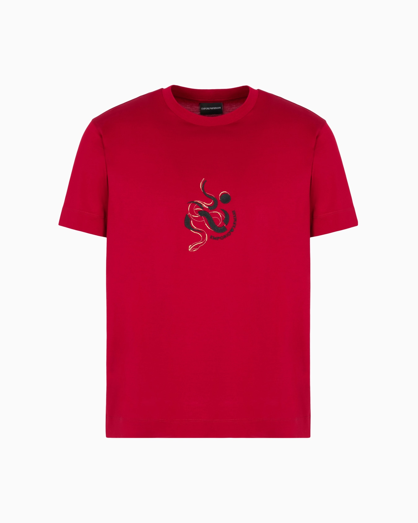 ASV Lyocell blend jersey T-shirt with embroidery Slide 0