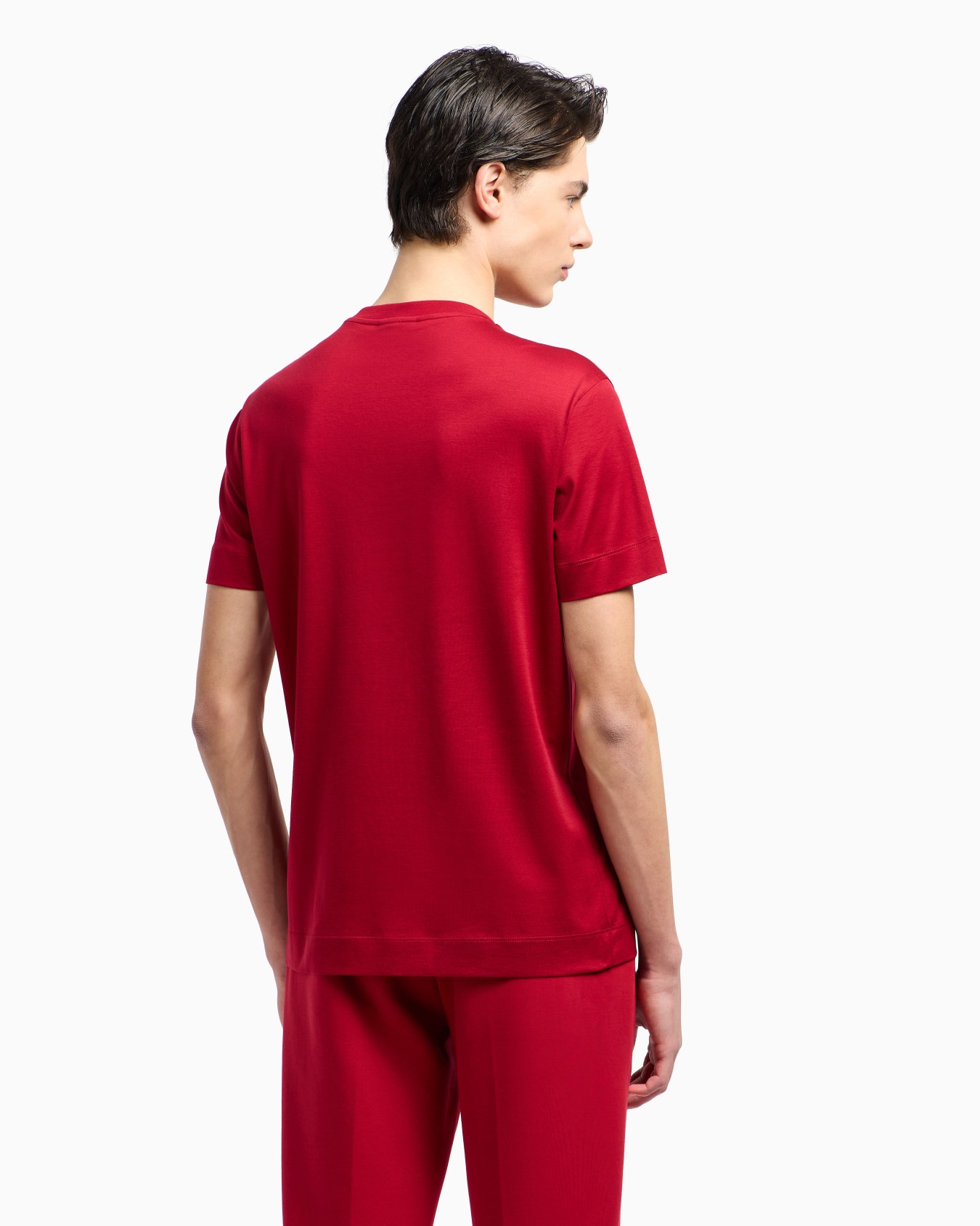 ASV Lyocell blend jersey T-shirt with embroidery Slide 3