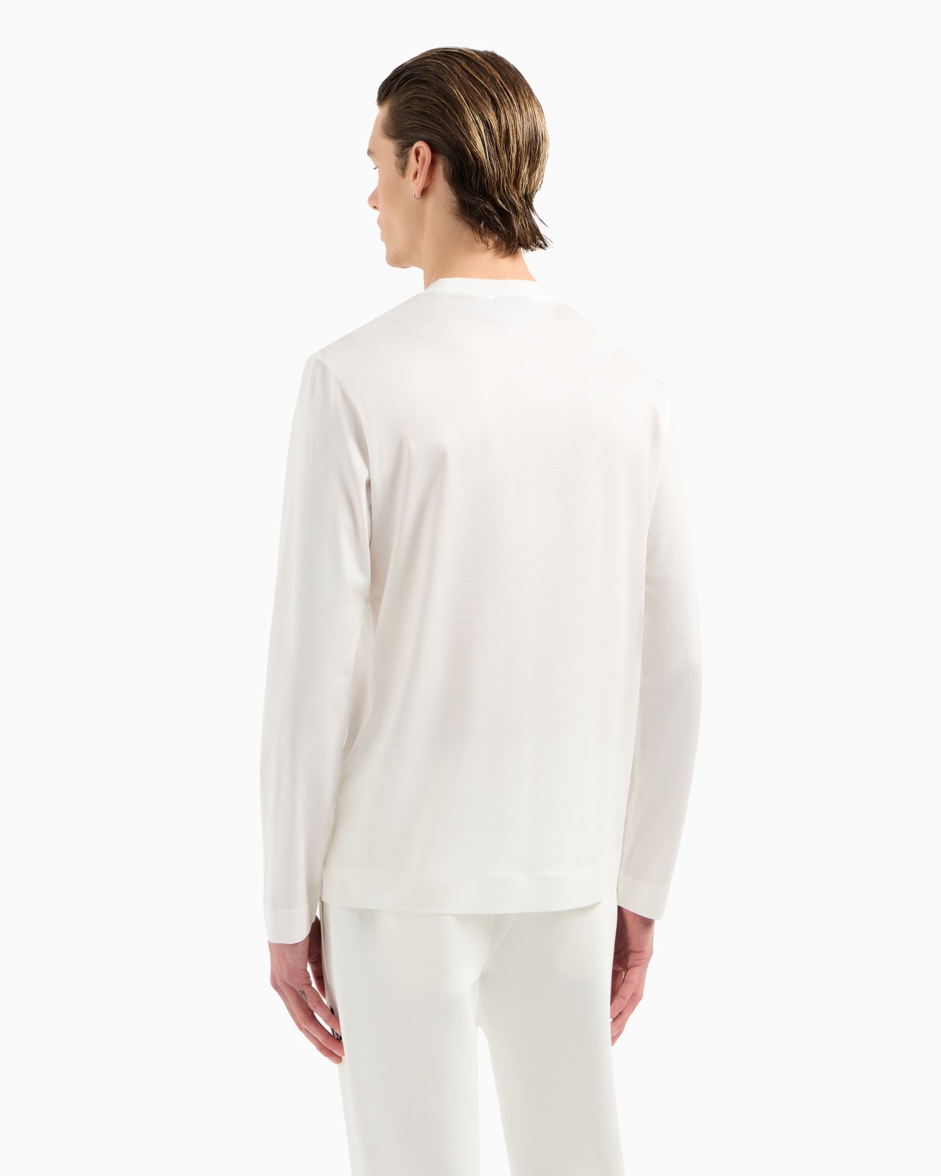 Maglia in jersey misto lyocell con ricamo ASV Slide 2