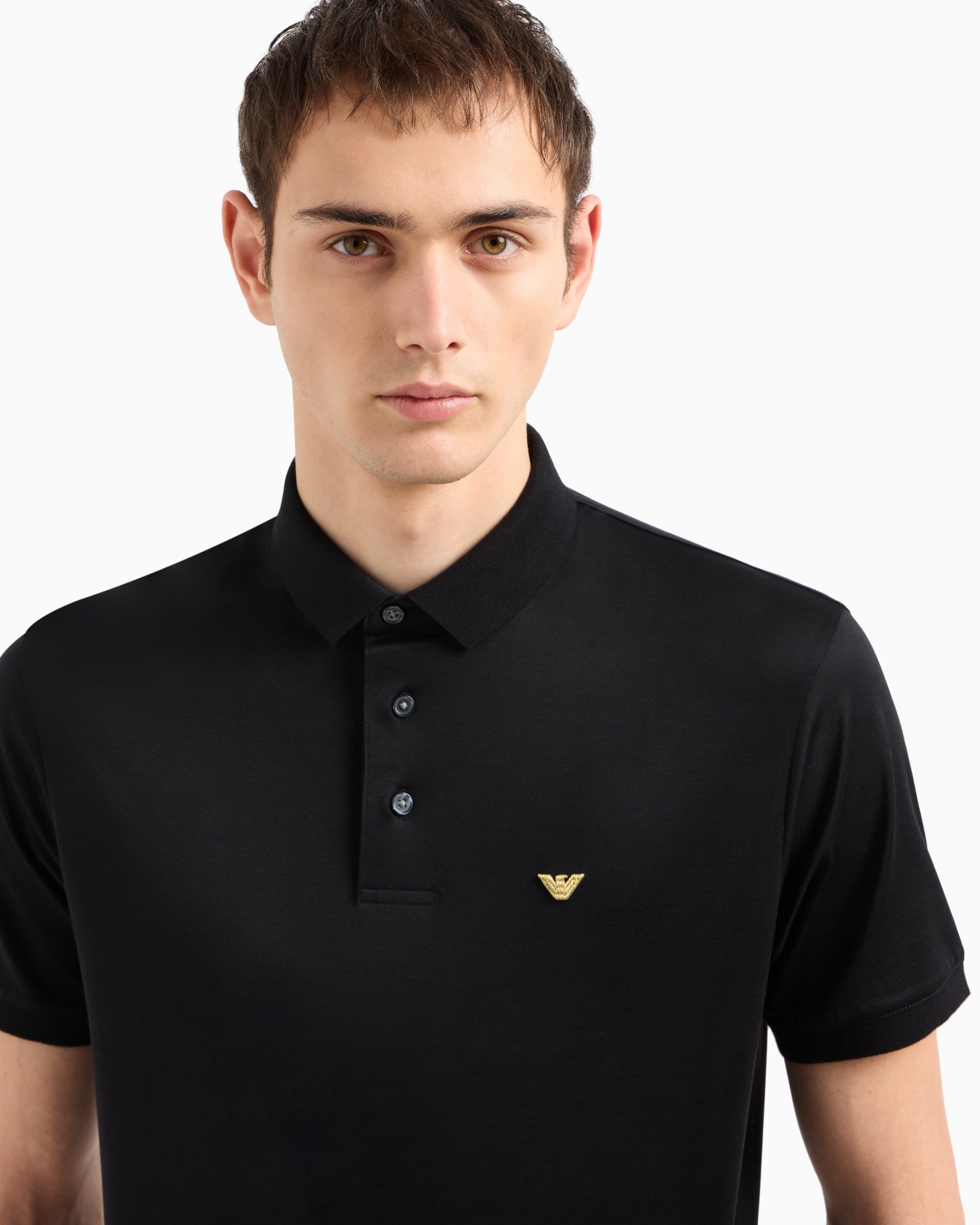 ASV Poloshirt aus einer Jersey-Lyocell-Mischung mit Stickerei Folie 4
