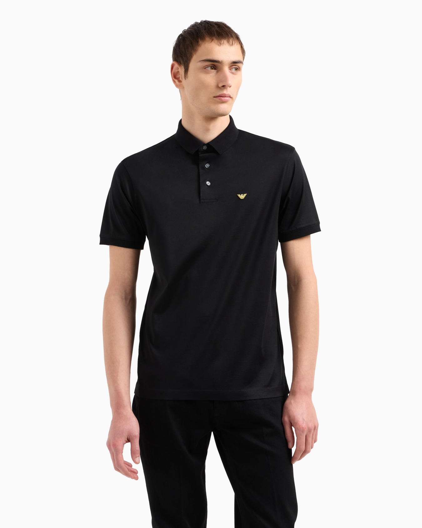 ASV Poloshirt aus einer Jersey-Lyocell-Mischung mit Stickerei Folie 3