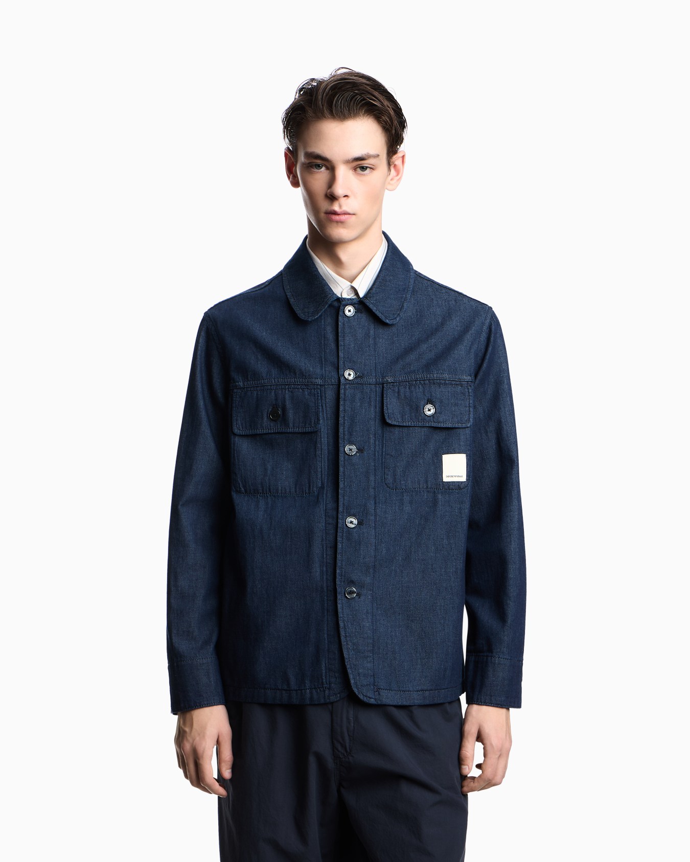 ASV chambray denim shirt jacket from the Peace capsule collection  Slide 3