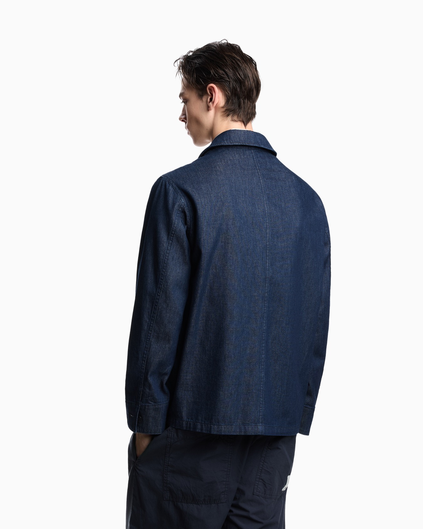 ASV chambray denim shirt jacket from the Peace capsule collection  Slide 2