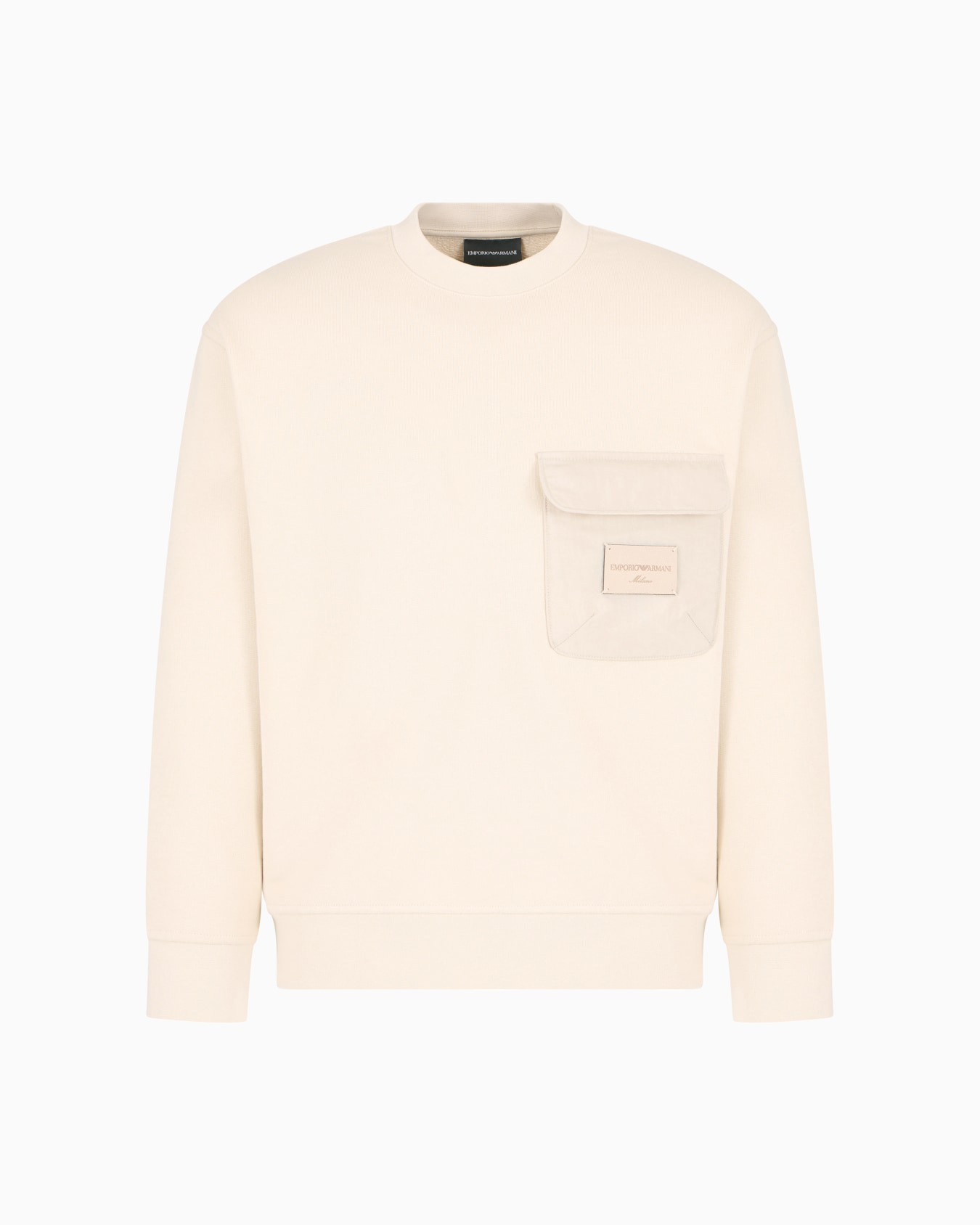 ASV French terry jersey sweatshirt with padded pocket and logo patch Slide 0
