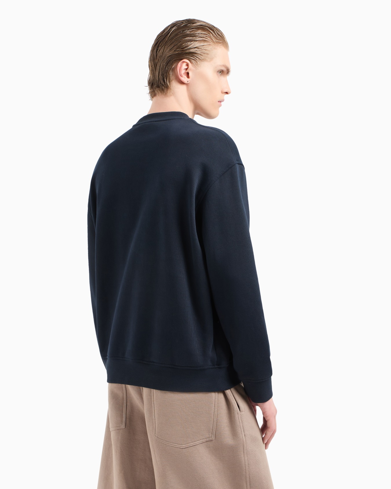Sweat-shirt en jersey molletonné avec poche rembourrée et écusson logo ASV Diapositive 3