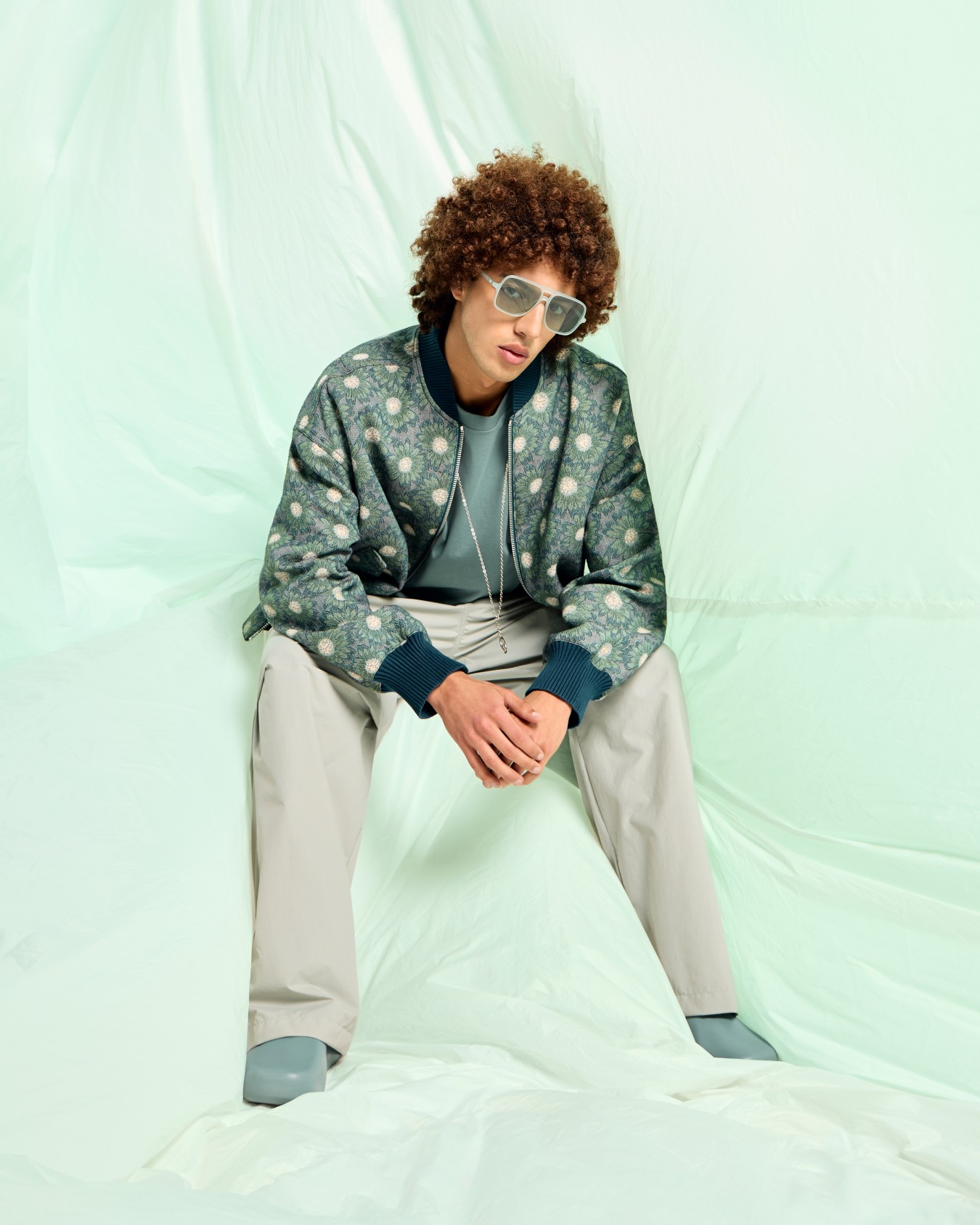 ASV jersey T-shirt with oversized print from the Peace capsule collection Slide 5