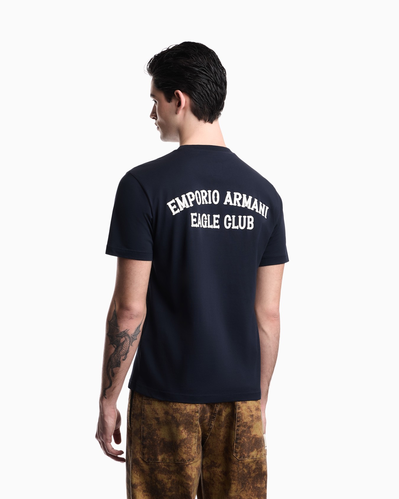 ASV Eagle Club organic jersey T-shirt with print Slide 2