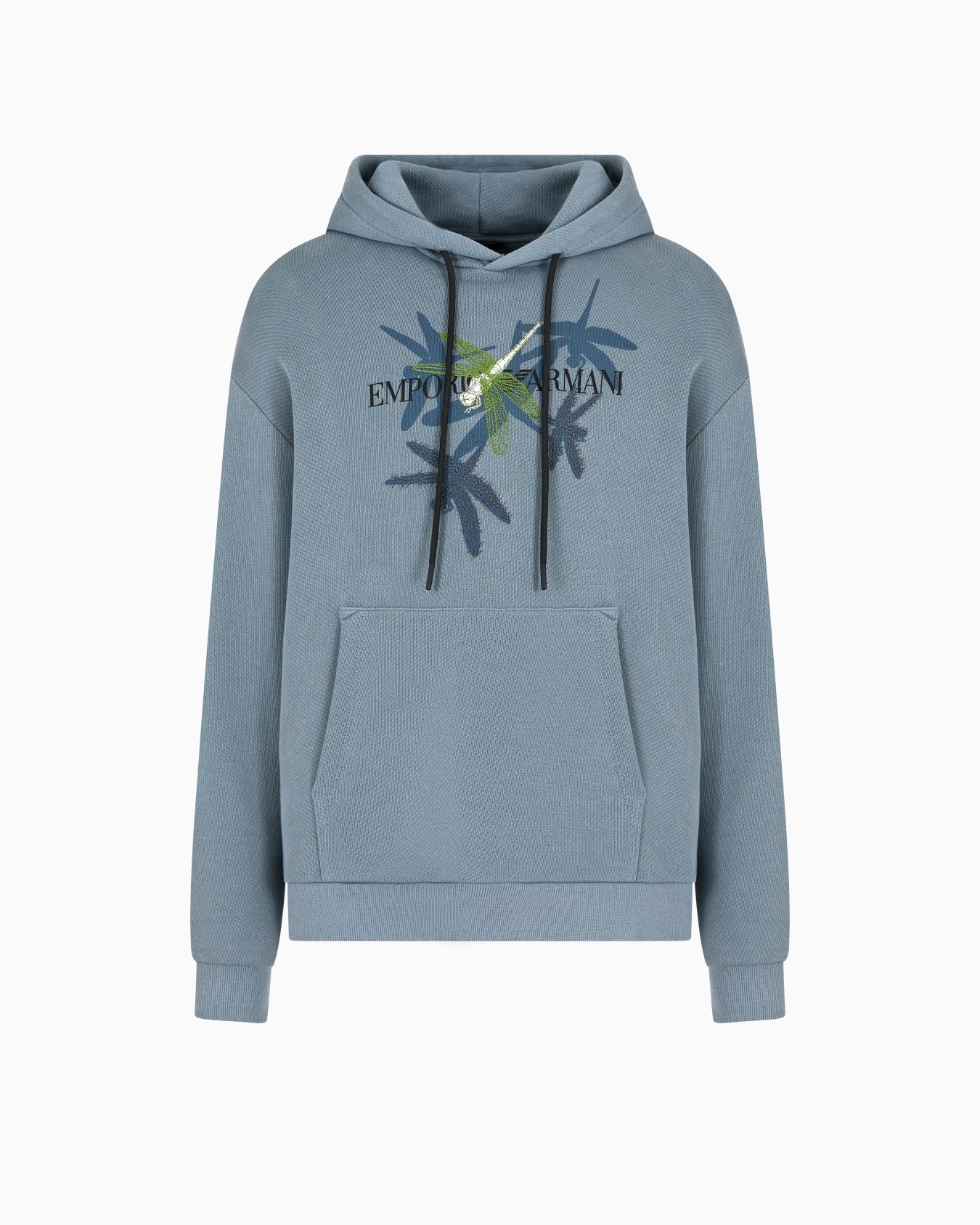 ASV Jersey hooded sweatshirt with dragonfly print and embroidery Slide 0