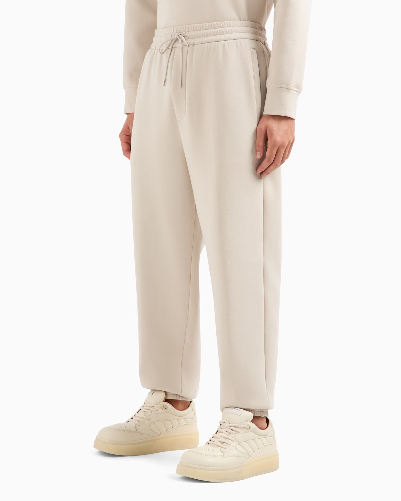 ASV ドローストリング ジョガーパンツ ダブルジャージー スライドする 3