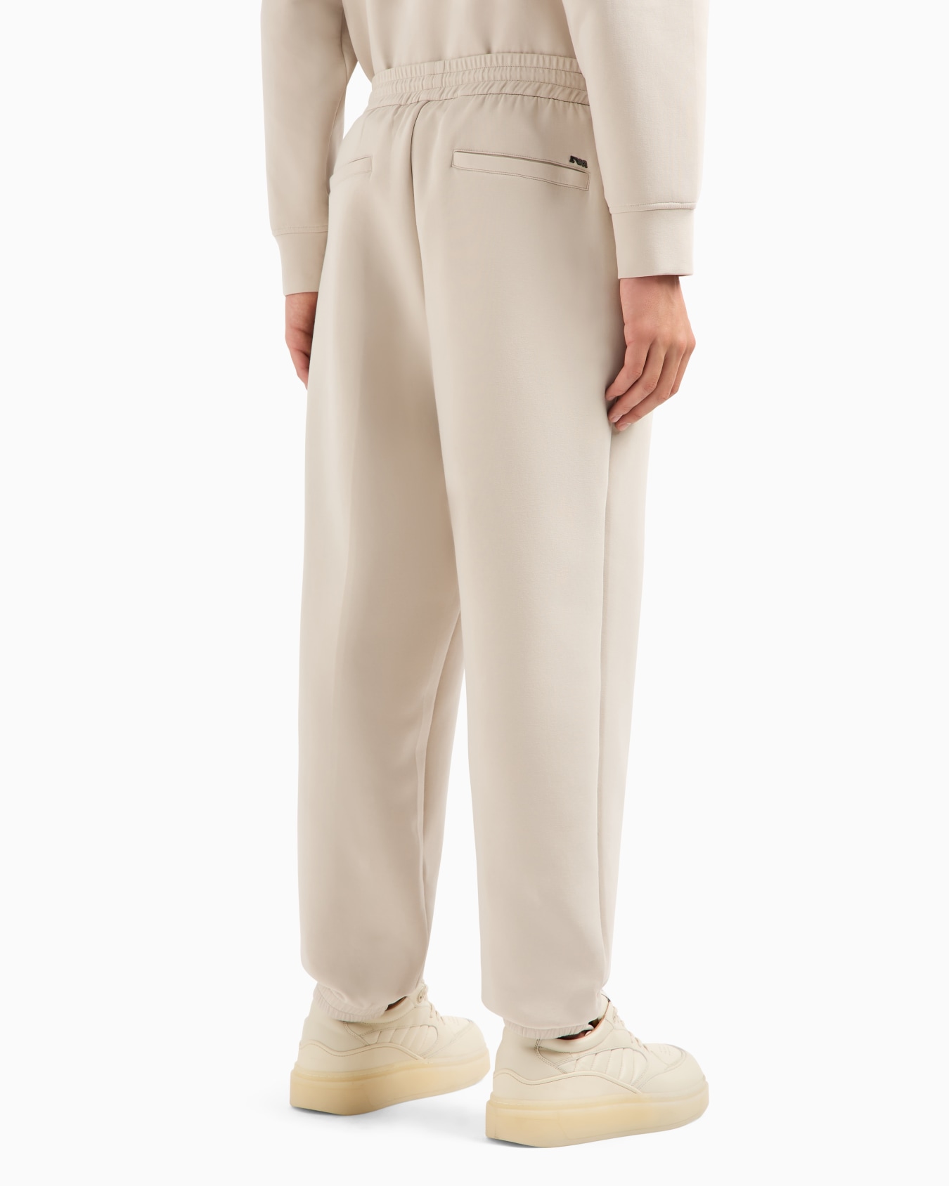 ASV ドローストリング ジョガーパンツ ダブルジャージー スライドする 2