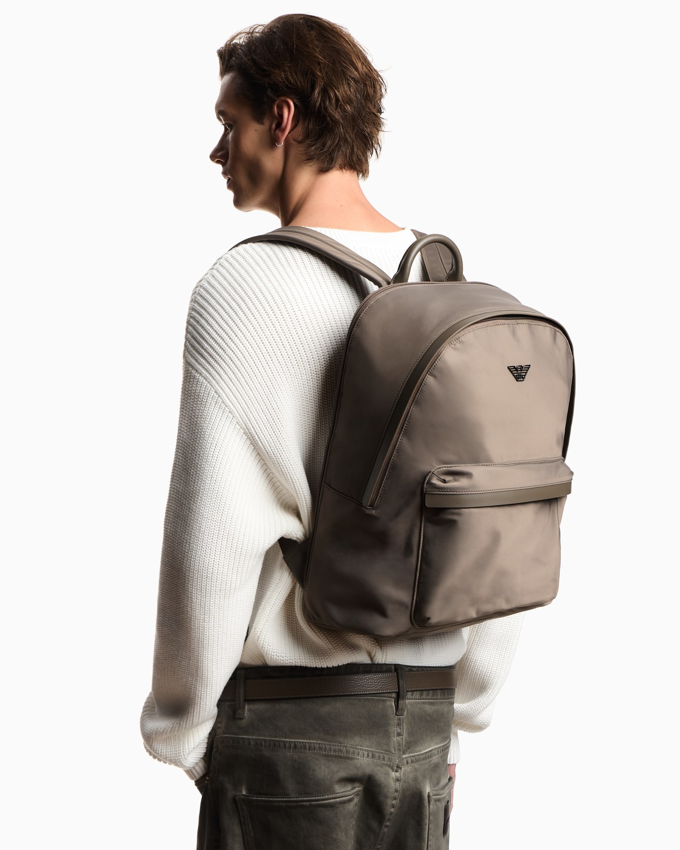 Mochila redonda de nailon reciclado ASV Diapositiva 5