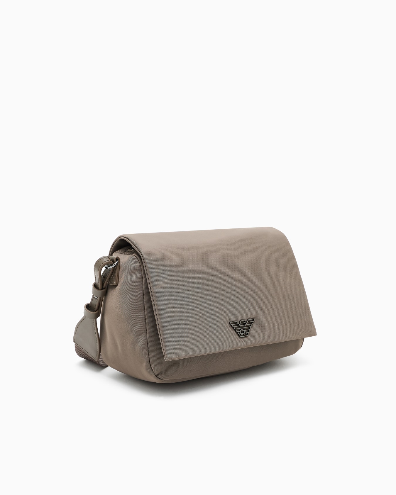 Bolso bandolera con solapa de nailon reciclado ASV Diapositiva 1