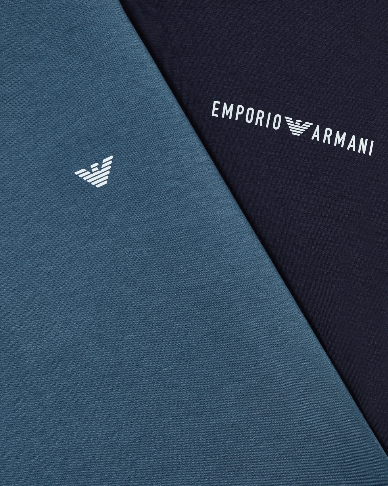 Two-pack of ASV loungewear T-shirts in soft-touch viscose Slide 3