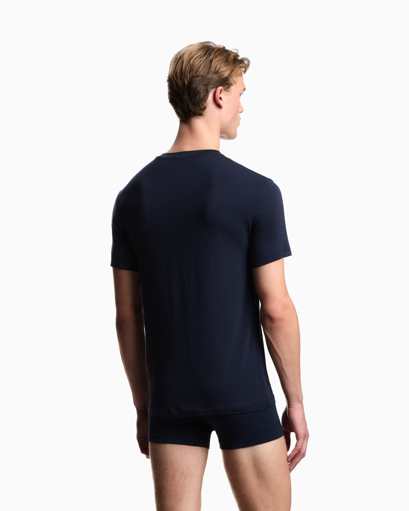 Two-pack of ASV loungewear T-shirts in soft-touch viscose Slide 2