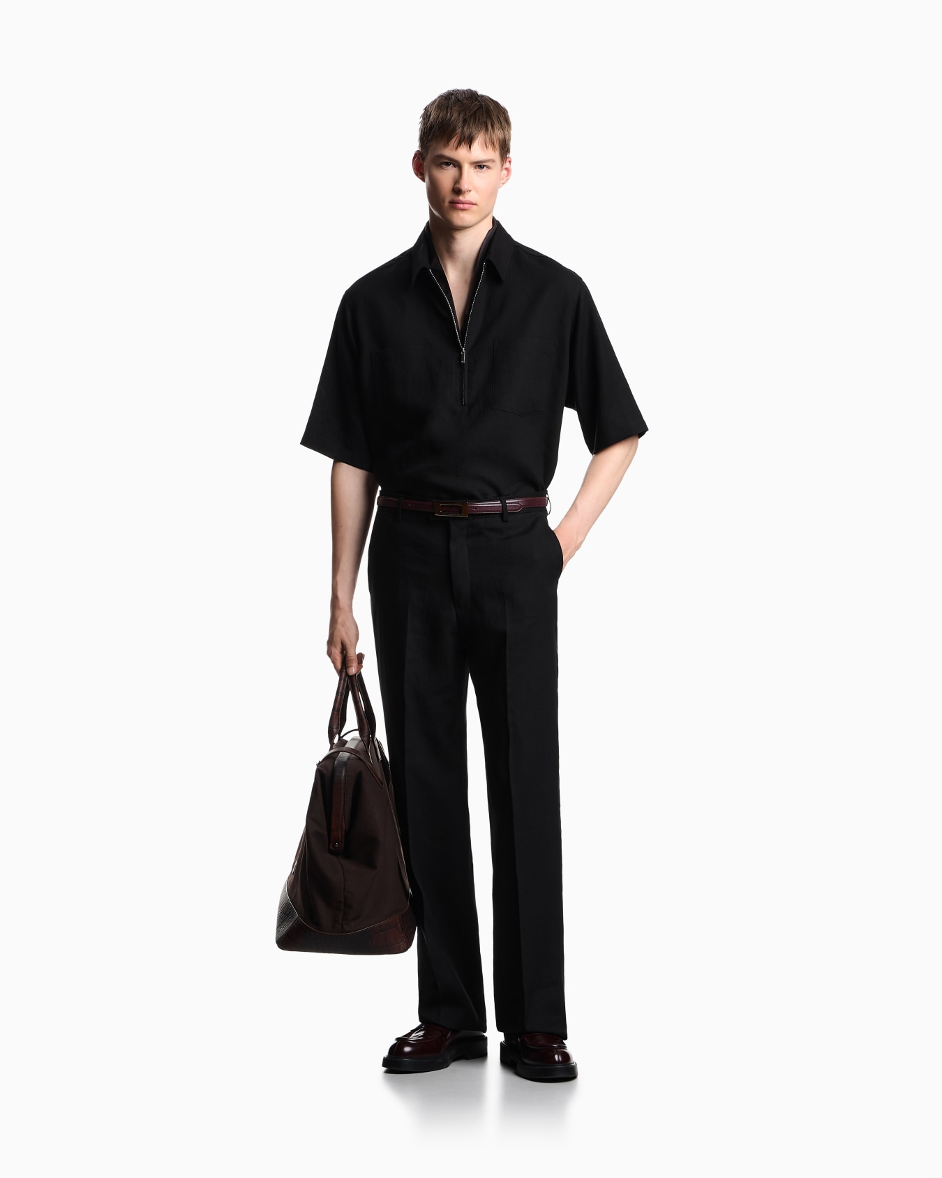 Pure linen trousers Slide 1