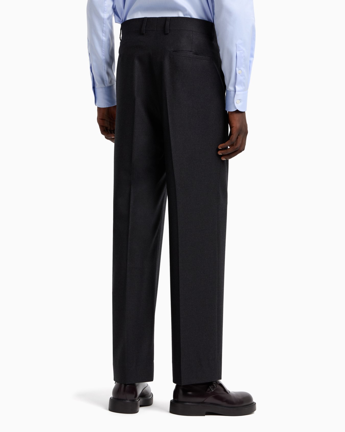 Icon virgin-wool flannel trousers Slide 3
