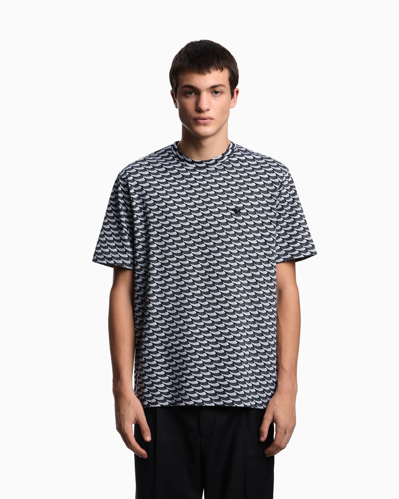Jersey de punto con motivo óptico en tejido jacquard Icon ASV Diapositiva 4