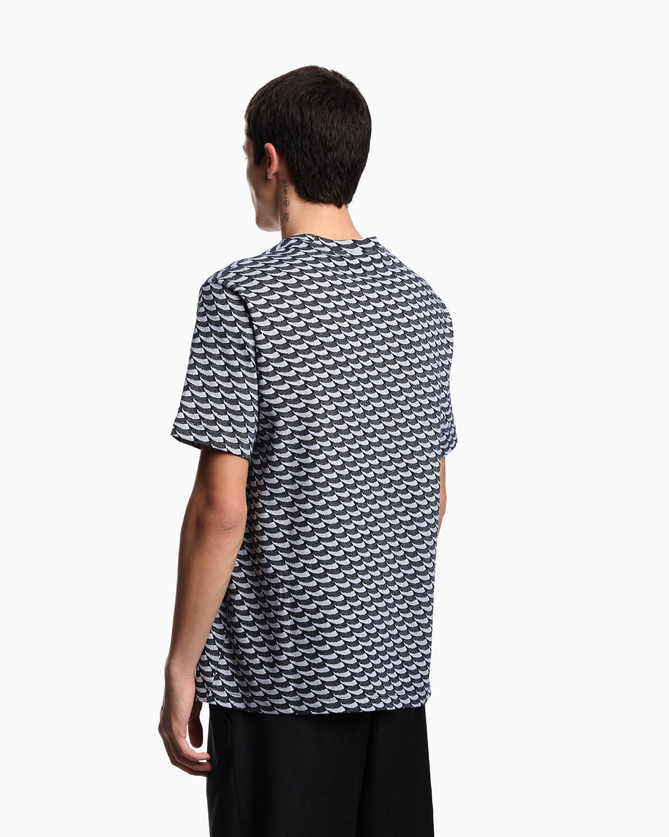 Jersey de punto con motivo óptico en tejido jacquard Icon ASV Diapositiva 3