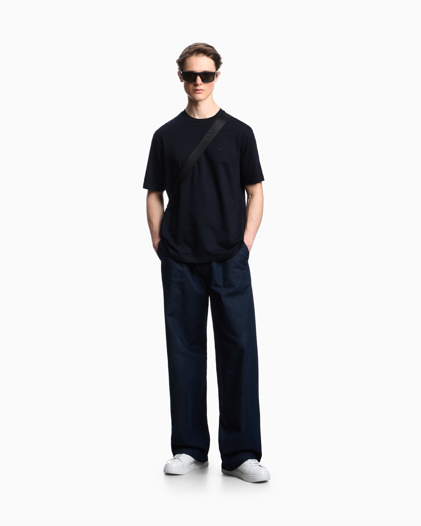 ASV Icon jacquard jersey jumper with op-art motif Slide 1