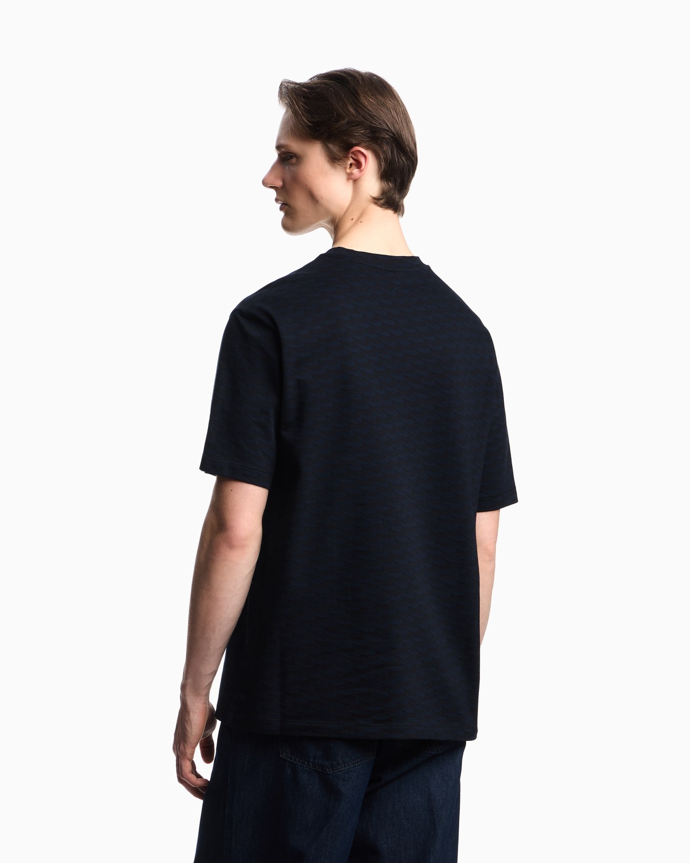 ASV Icon jacquard jersey jumper with op-art motif Slide 2