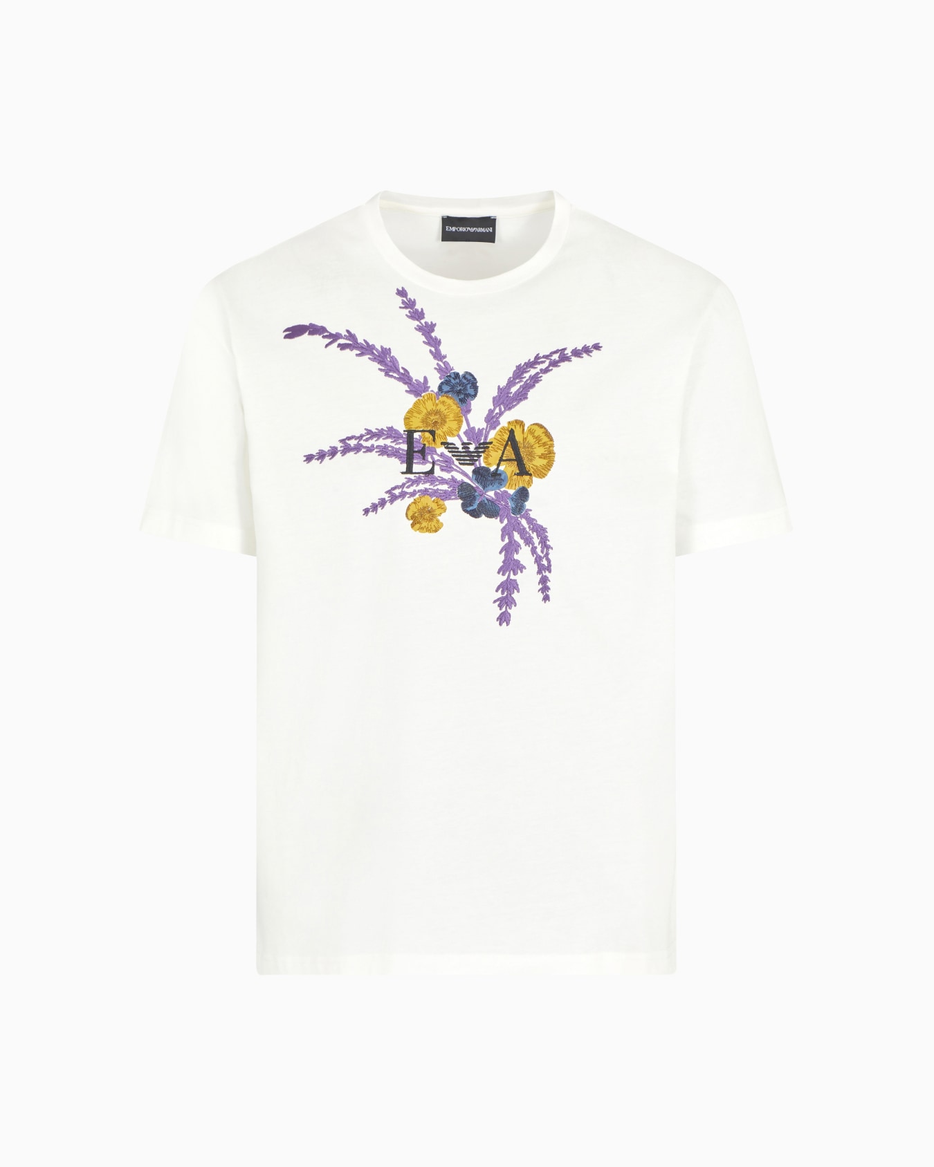 ASV Jersey T-shirt with lavender embroidery Slide 0