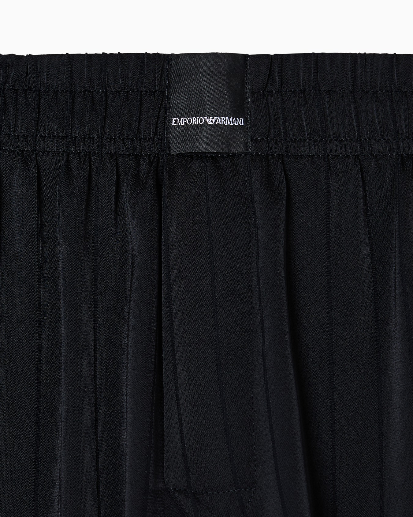 Striped satin boxer shorts Slide 3