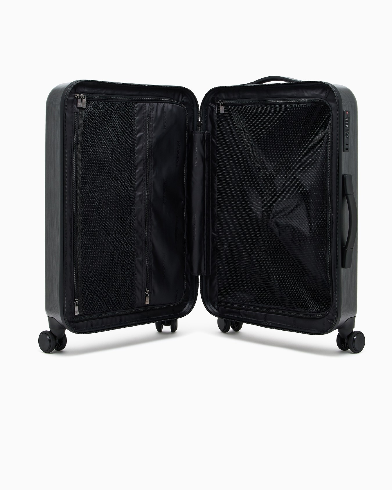 ABS medium trolley suitcase with oversized, embossed eagle Slide 3