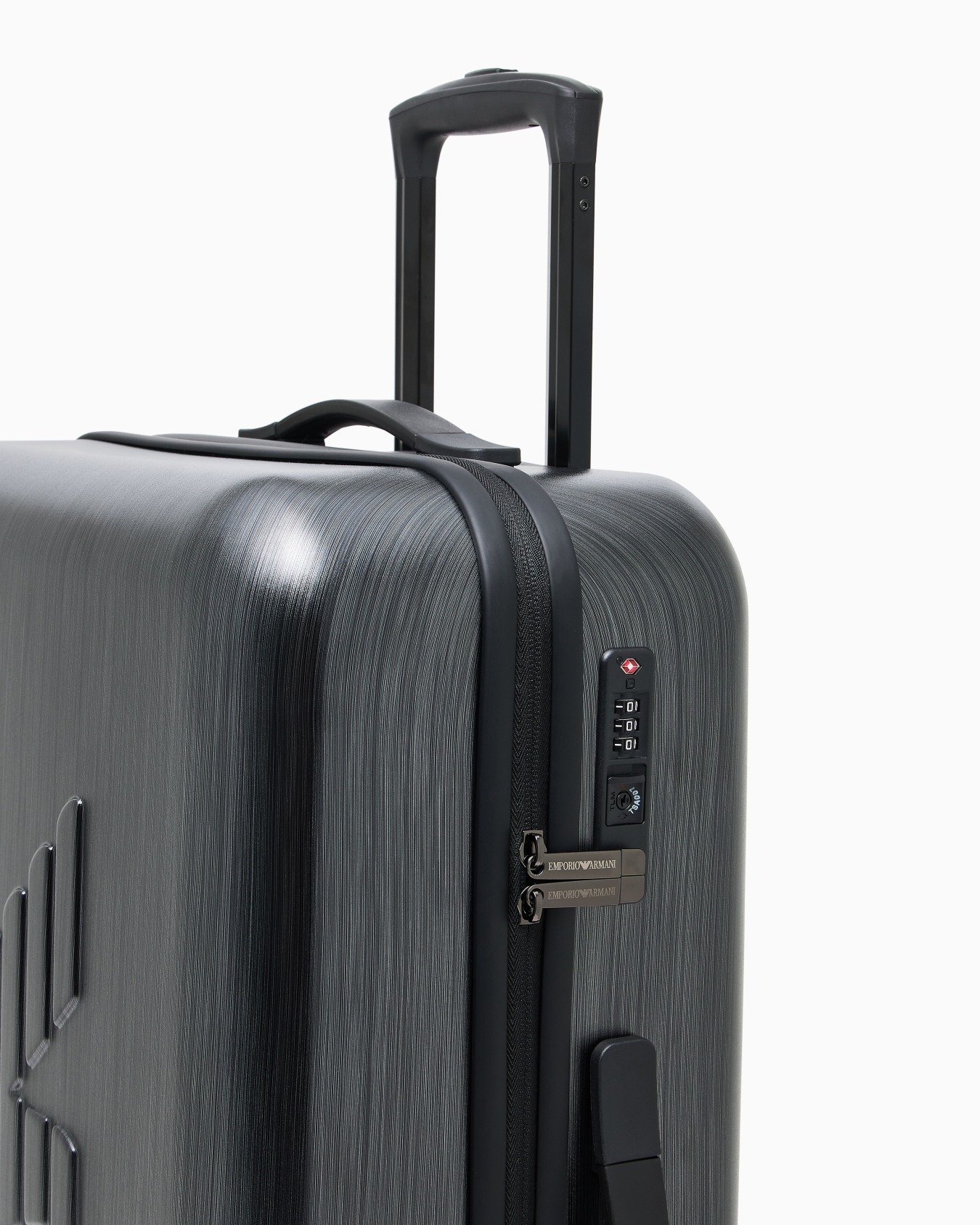 ABS medium trolley suitcase with oversized, embossed eagle Slide 4