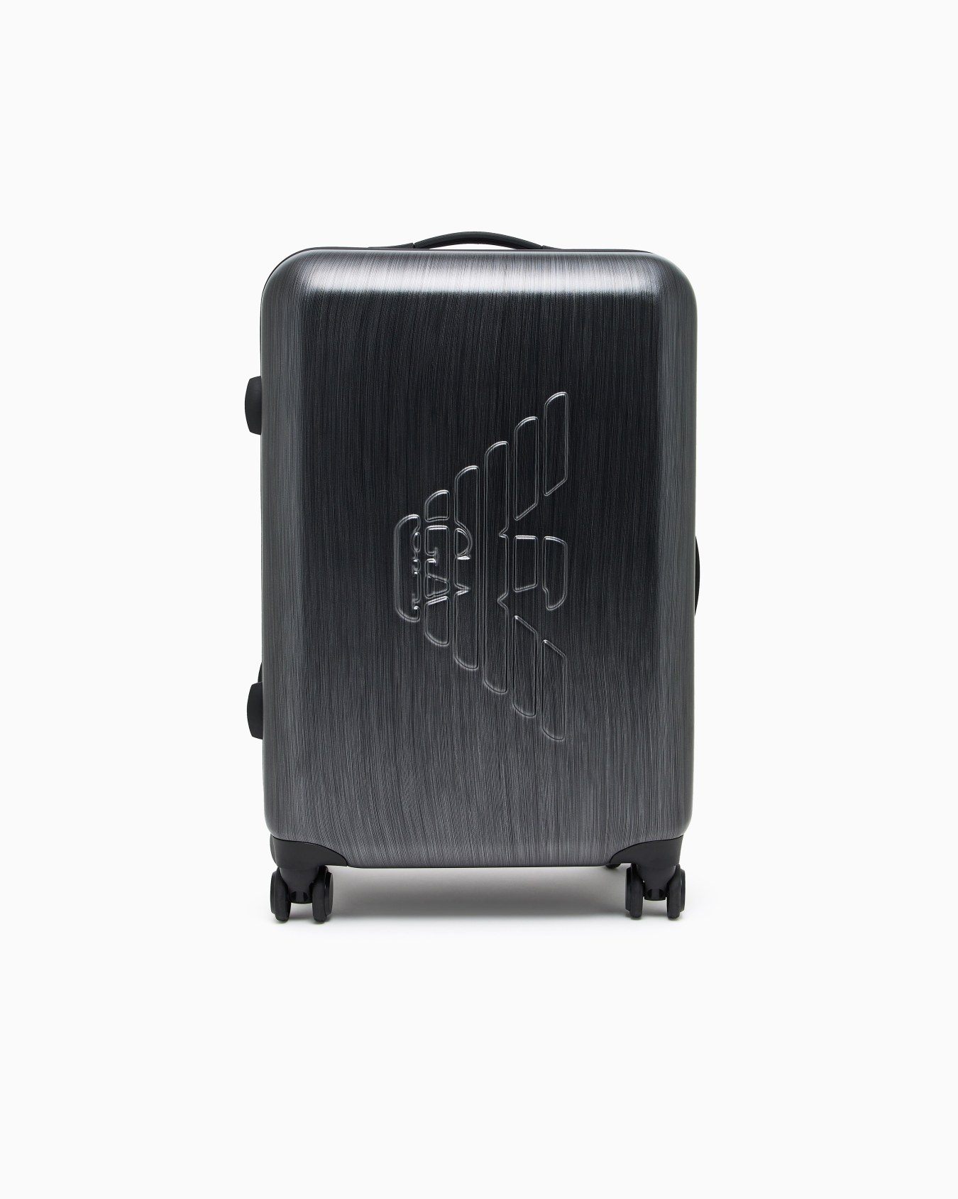 ABS medium trolley suitcase with oversized, embossed eagle Slide 0