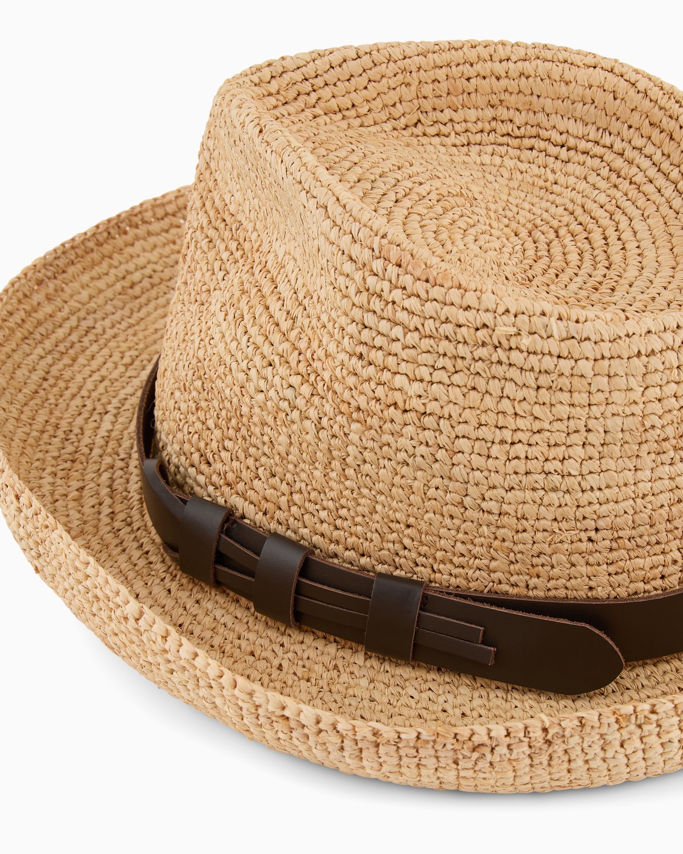Woven raffia hat Slide 2